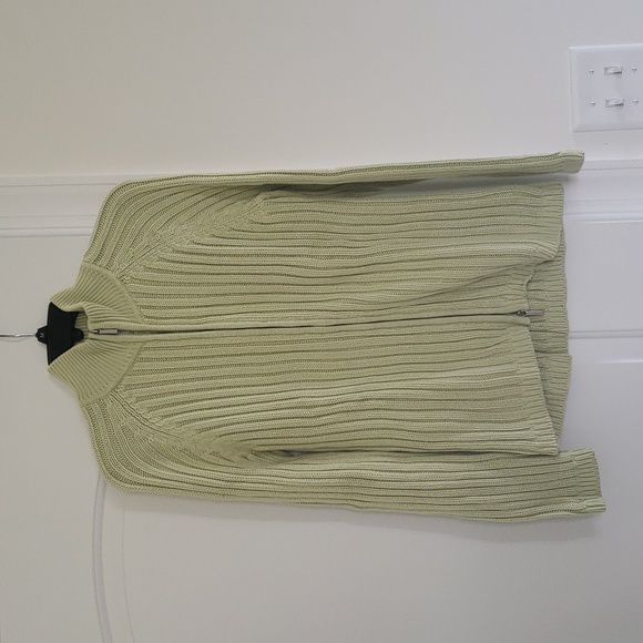 Talbots Womens Zipper Down Sweater Size Small - Picture 1 of 5